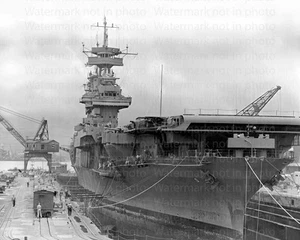 USS Yorktown CV-5 Flugzeugträgerschiff WWII 8x10 Foto 001 REMASTERED - Bild 1 von 1