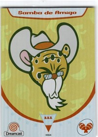 2025 Sega Dreamcast Trading Card Limited Run Games Foil Samba De Amigo #111