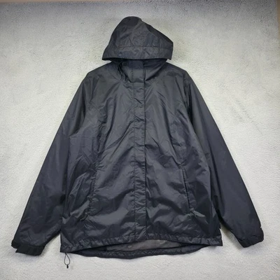 Cabelas Rain Coat Mens XL Black Windbreaker Lightweight Outdoor Gorpcore Hiking - Image 1 of 4