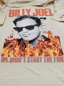 Brand New Short Sleeve Lee® Men's 2XL Billy Joel Graphic Tee We Didn't Start - Picture 1 of 6