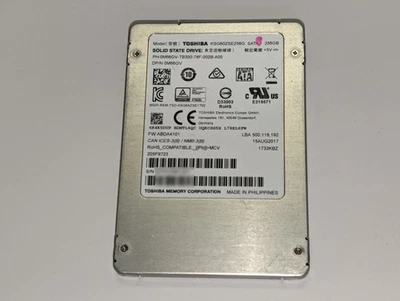 Внутренний твердотельный жесткий диск Toshiba 256 ГБ 2,5 дюйма SATA SSD KSG60ZSE256G M66GV - Изображение 1 из 2