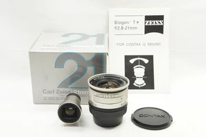 CONTAX Carl Zeiss Biogon T* 21mm F2.8 Lens for G1 G2 Mount w/ Finder #250718ad - Picture 1 of 13