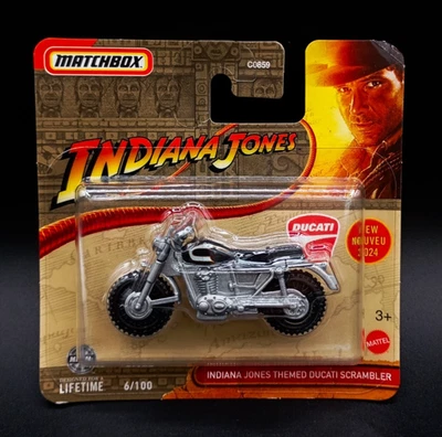 Matchbox - Indiana Jones Themed Ducati Scrambler - 6/100 - 2023 - Mattel - Bild 1 von 2