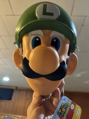 Máscara de adulto Super Mario Brothers Luigi Foto 1 de 2