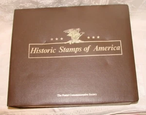 Historic Stamps of America Stamp Book 200 Stamps Complete 1985-1989 - Picture 1 of 9