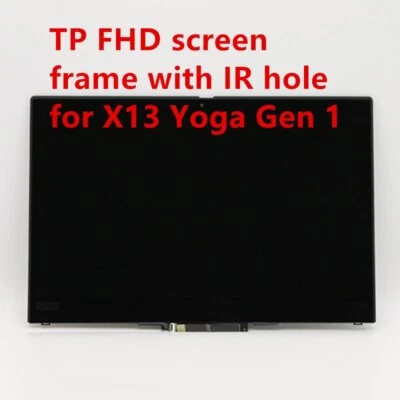 for Lenovo Thinkpad X13 Yoga Gen 1 FHD LCD Screen Frame with IR Hole 5M10Z39985 - Image 1 of 4