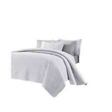 Chezmoi Collection 3 Piece 118 by 106" Austin Oversized Bedspread Coverlet Set
