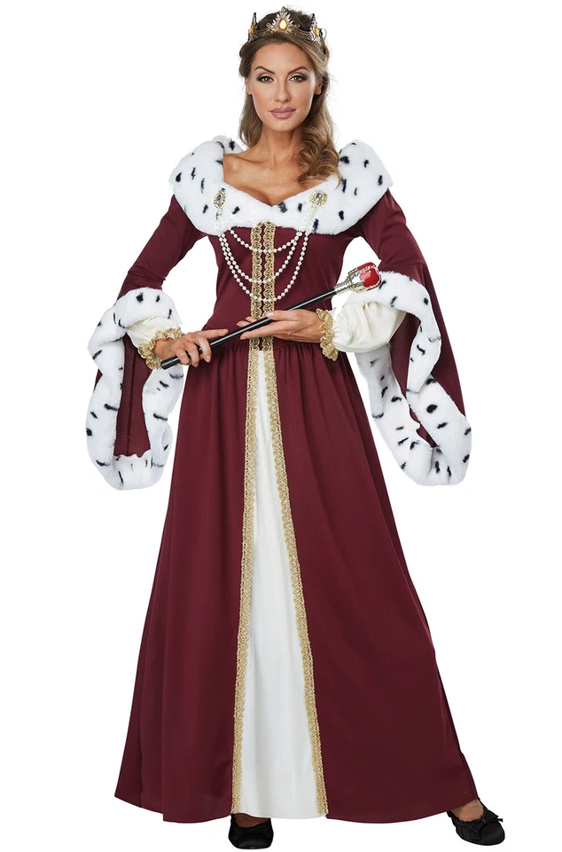 Royal Storybook Queen Medieval Renaissance Adult Costume - Image 1 of 1