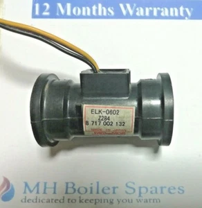 WORCESTER GREENSTAR JUNIOR 24i & 28i MK5 FLOW SENSOR 87161157540 87161072230 - Picture 1 of 3