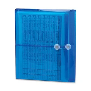 Poly Envelope 1-1/4" Expansion String-Tie Closure Side Load Letter Size Blue ... - Picture 1 of 7