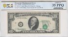 $10 1969B Federal Reserve Note, Overprint & Misalignment Error, Ch VF 35 PPQ