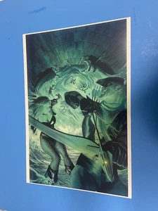 PÓSTER PIN UP DC COMICS FLECHA VERDE Y CANARIO NEGRO ALEX ROSS NUEVO. - Imagen 1 de 3
