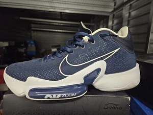 NIKE Zoom Rize 2 TB Navy White Basketball Shoes Men's Size 111 CZ5023-402 Worn2x - Picture 1 of 5
