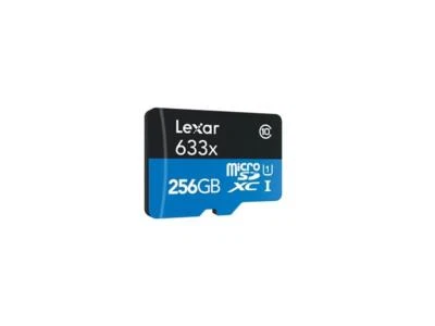 Lexar High-Performance 633x 256GB microSDXC Flash Memory Model LSDMI256BBNL633A - Image 1 of 3