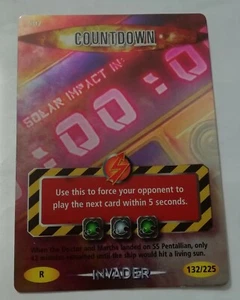 DOCTOR WHO BATTLES IN TIME TRADING CARD - 507 - INVADER - COUNTDOWN RARE - Picture 1 of 2