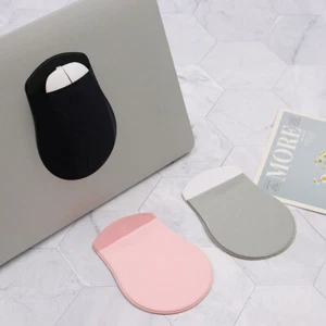 Slim Mouse Holder Adhesive Elastic Case Lycra Fabric Pocket For Wireless Mice-j - Picture 1 of 15