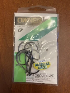 Owner 5176-141 SSW Up-Eye Circle Hook Size 4/0 Barbless - Picture 1 of 1