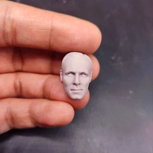 Unpainted 1/12 Ed Harris Enemy at the Gates Head Sculpt Fit 6in Male Figure Doll - Picture 1 of 3