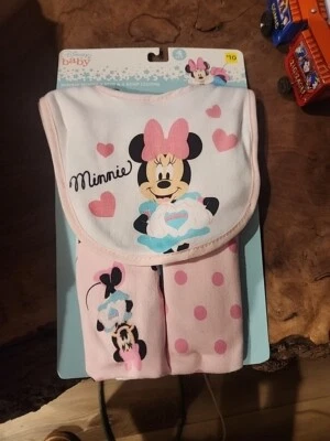 2 baberos y 2 ropa para eructar Minnie Mouse Foto 1 de 2