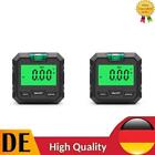Digital Protractor Angle Finder Electronic Level Angle Gauge (Black with Bubble)