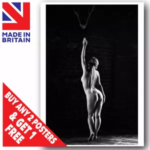 Sexy Niña Desnuda Soporte Póster Estampado Arte Erótico Mujer Desnuda Dama Lencería Boudoir - Imagen 1 de 2