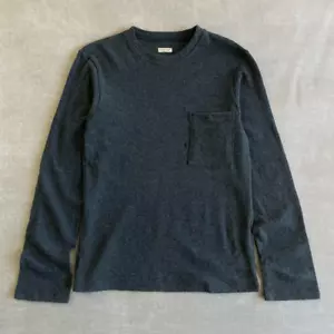 KAPITAL Pullover Damen 3 grau grün blau Wolle Lagenlook Tasche Rundhals Japan - Bild 1 von 12