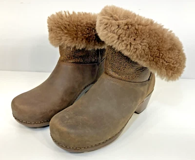 Botas Dansko Stormy Cuero Marrón Piel de Oveja Talla 39 EU 8.5-9 EE. UU. Foto 1 de 4