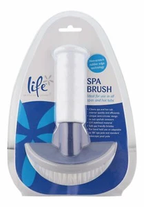 Life Spa Brush Hot Tub Brush - Semi Circular Design With Non Scratch Rubber Edge - Picture 1 of 5