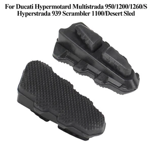 Reposapiés de goma para Ducati Hypermotard 950 Multistrada 1200/1260 Footpeg Covers - Imagen 1 de 13
