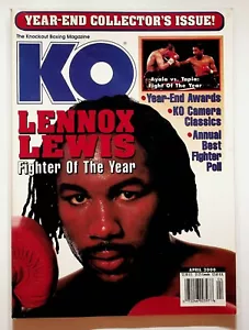 2000 April KO Knockout Boxing Magazine Lennox Lewis Ayala Tapia Klitschko - Picture 1 of 7