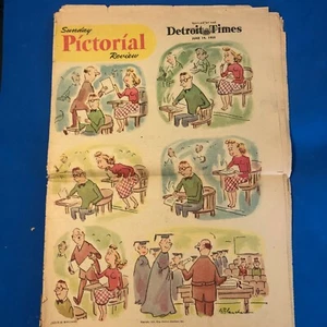 Detroit History The Sunday Pictorial Detroit Times June 19, 1951 - Picture 1 of 5