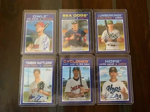 Topps Heritage Minors 2020 autógrafo Real One automático azul #/99 - elige lo que quieras - Imagen 1 de 1