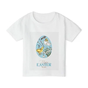 Happy Easter Toddler T-Shirt, Spring Outfit, Kids Easter Gift, Cute Easter Tee, - Picture 1 of 26