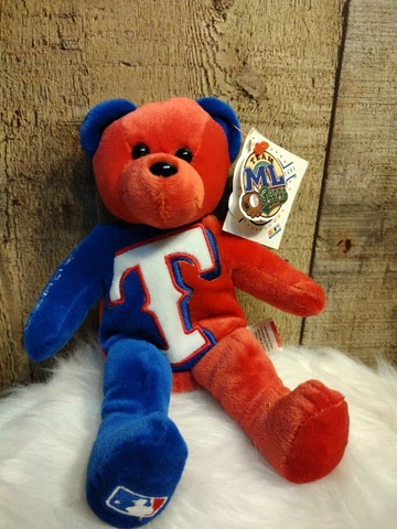 2004 Texas Rangers TEAM ML Beans AUTHENTIC Bear Genuine Merchandise MLB Cover