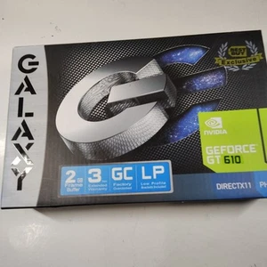 Galaxy NVIDIA Geforce GT 610 2GB DDR3 PCIe Graphics Card GPU New Best Butly Exc - Picture 1 of 15