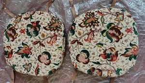 X2 ORIGINAL ERCOL SEAT PADS FOR QUAKER,GOLDSMITH & FLEUR DE LYS DINING CHAIRS. - Picture 1 of 10