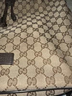 Gucci Vintage Backpack Signature GG Canvas - Image 1 of 4