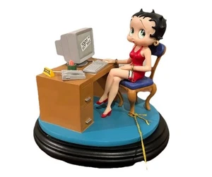 Vintage Betty Boop Figurine Figure You’ve Got Mail Secretary Computer 2001 Y2K - Picture 1 of 11