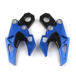 CNC Hinterradgabel Kettenspanner Blau für Honda CB650F 2014-2018 Paar - Bild 1 von 3