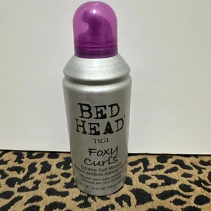 Bed Head TIGI FOXY CURLS Extreme Curl Mousse 8.4 Oz. Silver Can - Picture 1 of 8