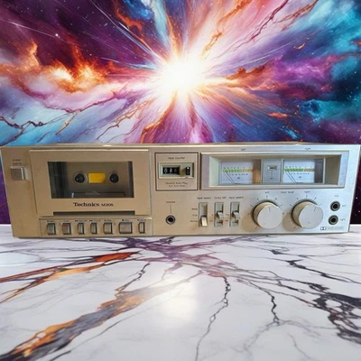 Technics RS-M205 Sistema Dolby Estéreo Cassette Tape Deck Grabadora *Reparación Completa* Foto 1 de 4