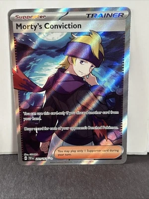 Morty's Conviction 201/162 SV05: Temporal Forces Holo - Image 1 of 2