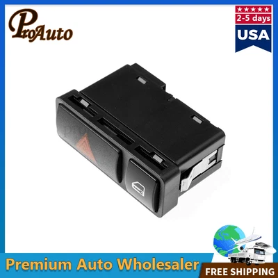 Hazard Warning Light Switch Door Central Lock For 2001-2006 BMW 325ci 330CI M3 - Image 1 of 4