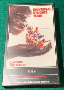 VHS Universal Studios Tour Holiday Video Library 1987 Jaws King Kong Conan - Imagen 1 de 3
