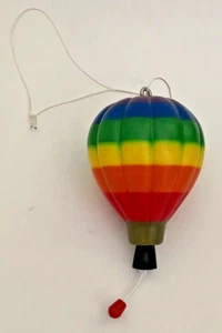 Vintage Regenbogen bemalter Glasballon Kolibri Futterhaus 16 Unzen Fassungsvermögen - NEU - Bild 1 von 5