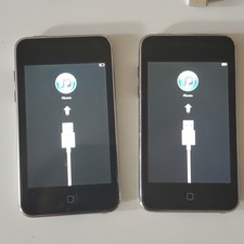 Apple iPod Touch 2nd Generation 8GB (Black) A1288 - Two Units and USB Chargers 