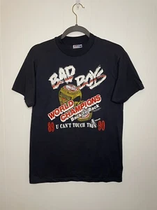 VINTAGE 90s BAD BOYS WORLD CHAMPIONS T SHIRT M HAMMER TIME DETROIT PISTONS 89 - Bild 1 von 12