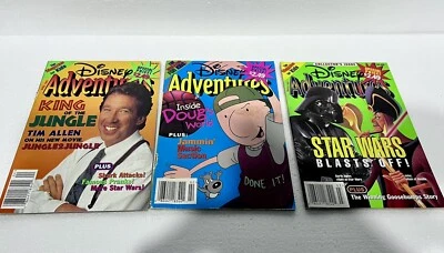Disney Adventures Magazine Lot of 3 from 90s (Star Wars, Doug, Tim Allen) - Image 1 of 4