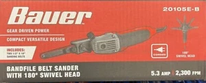 Belt Sander 5.3 Amp, 1/2 in. x 18 in. Bandfile Bauer (USA SELLER) BRAND NEW - Picture 1 of 2