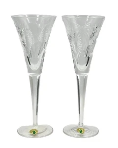 Waterford Champagne Flutes The Millennium Collection 2000 - Made in Ireland. - Picture 1 of 10
